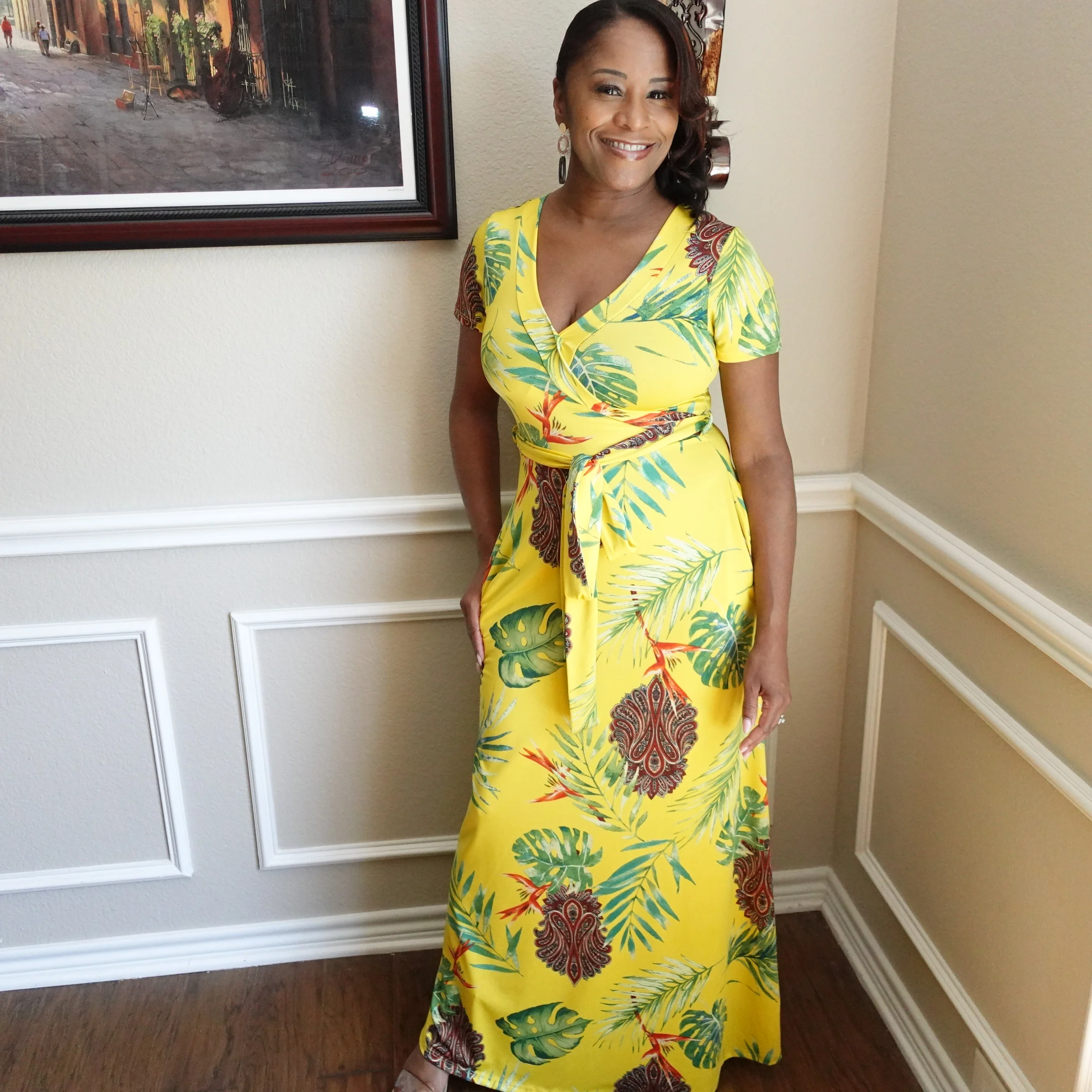 Tropical Maxi Dress