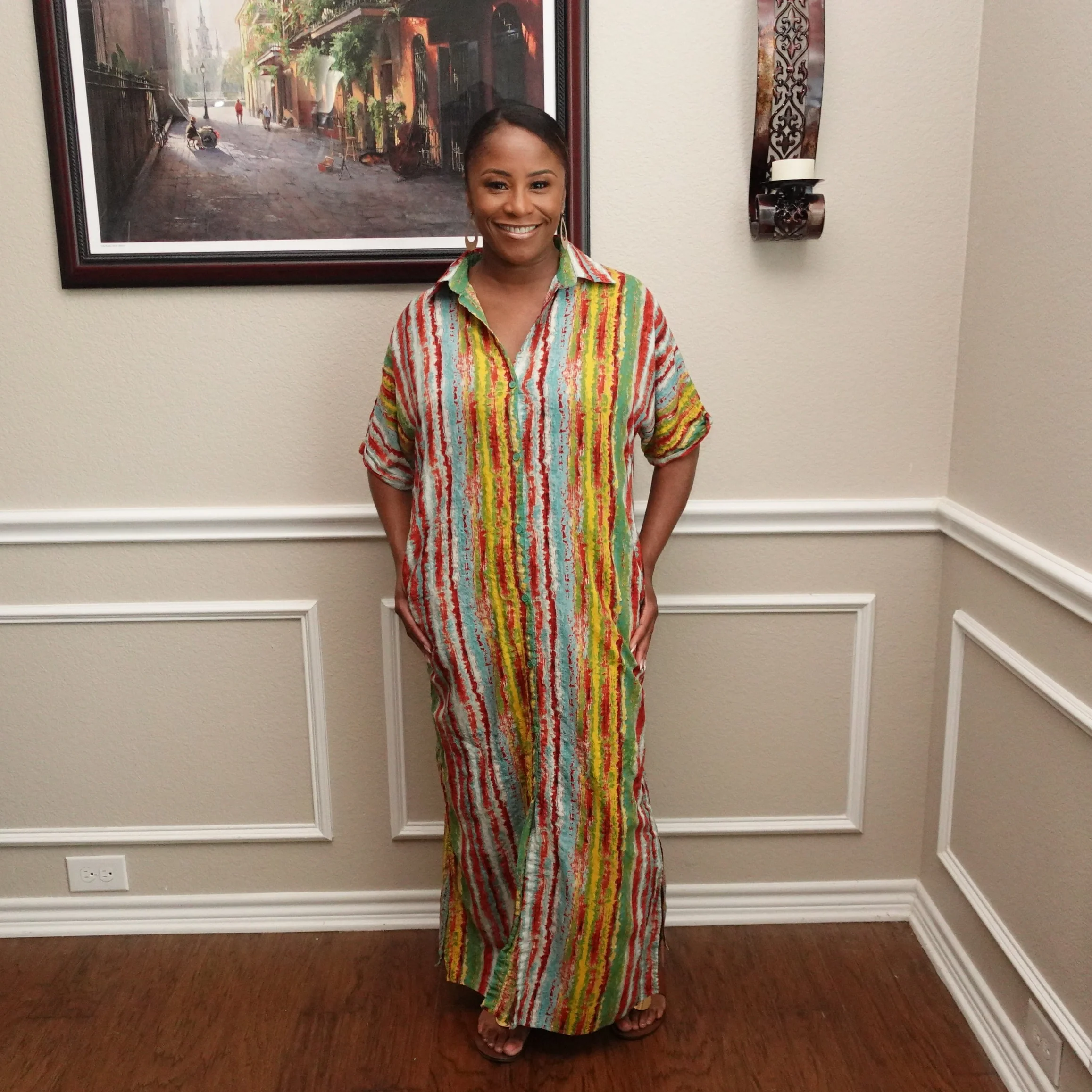 Striped Serenade Dress