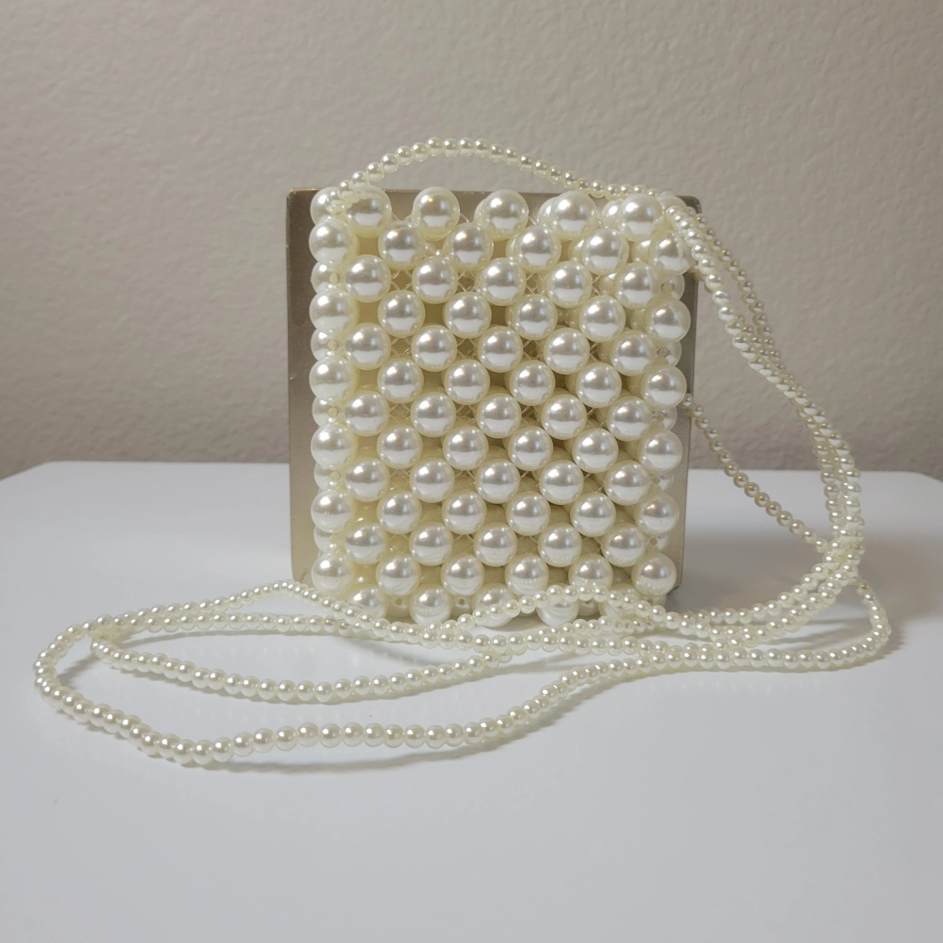 Crossbody Pearl Handbag