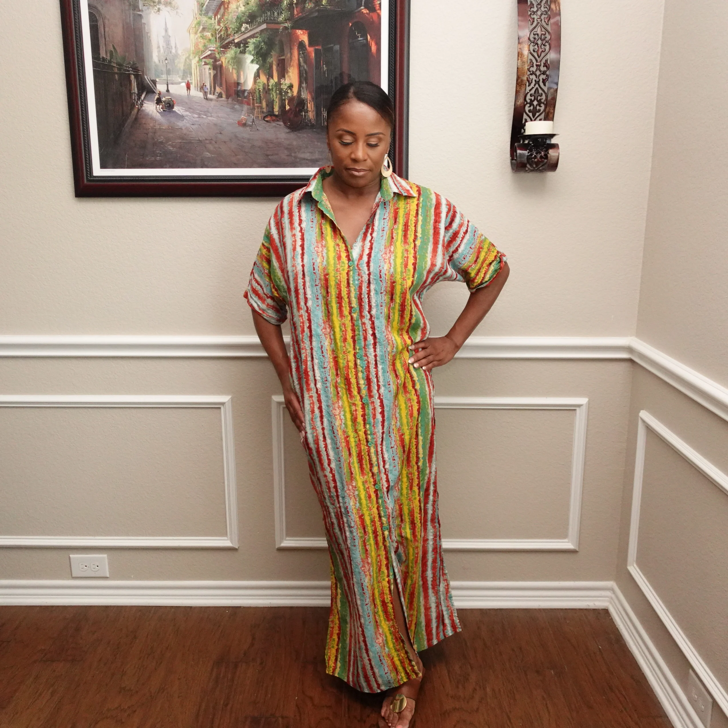 Striped Serenade Dress